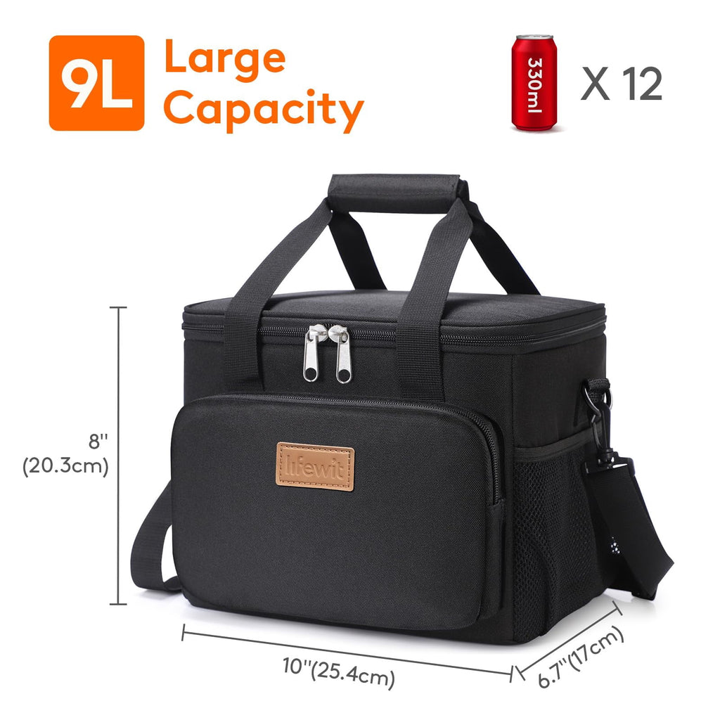 PHANCIR Double-Decker Insulated Lunch Bag