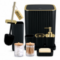 PHANCIR 9PCS Bathroom Set, Bathroom Accessories Set with Toilet Brush
