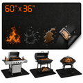 60 x 36 Inch Under Grill Mat with Weighted Corners and Storage Bag