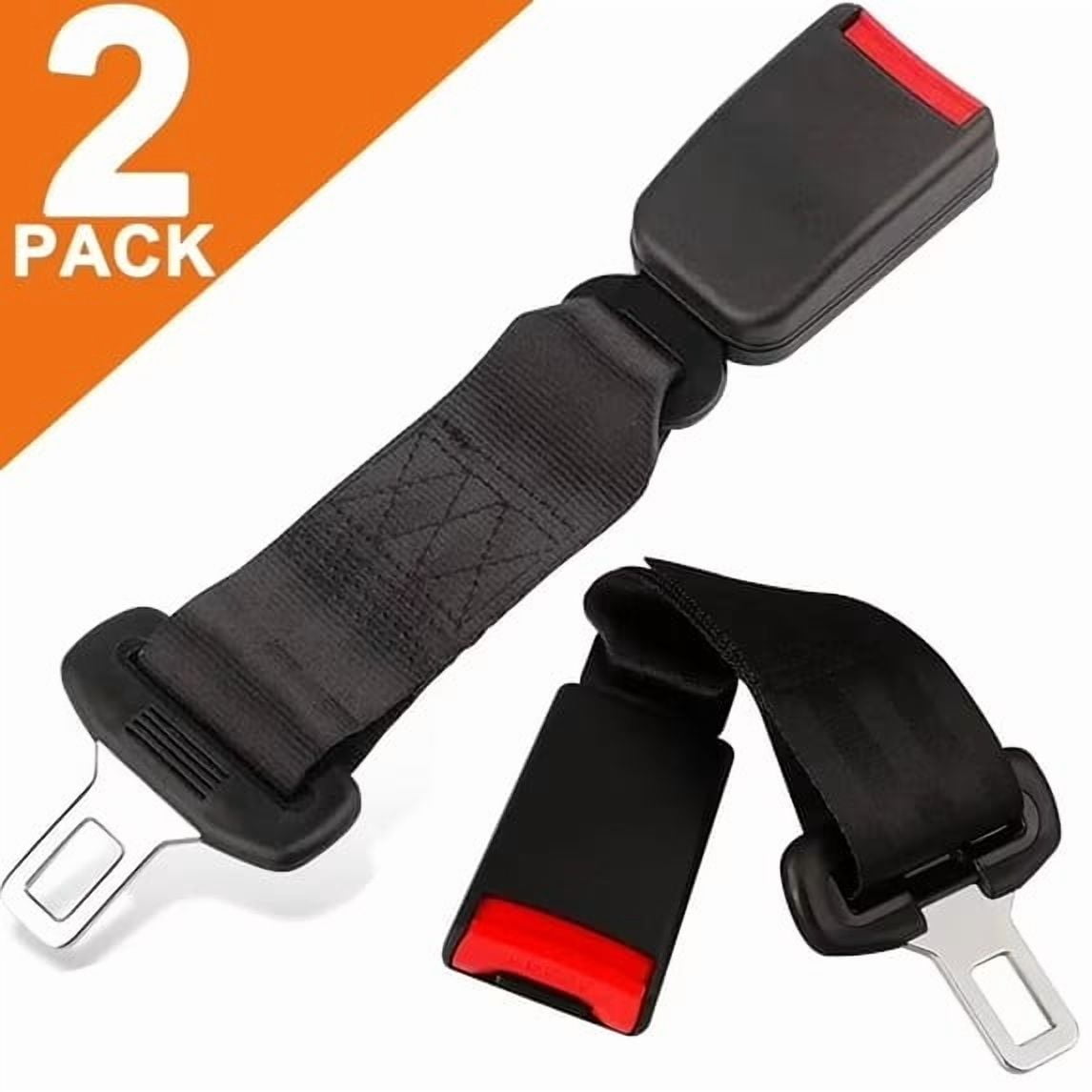 PHANCIR 2-Pack 10.2" Car Seat Belt Extenders, 7/8" Tongue