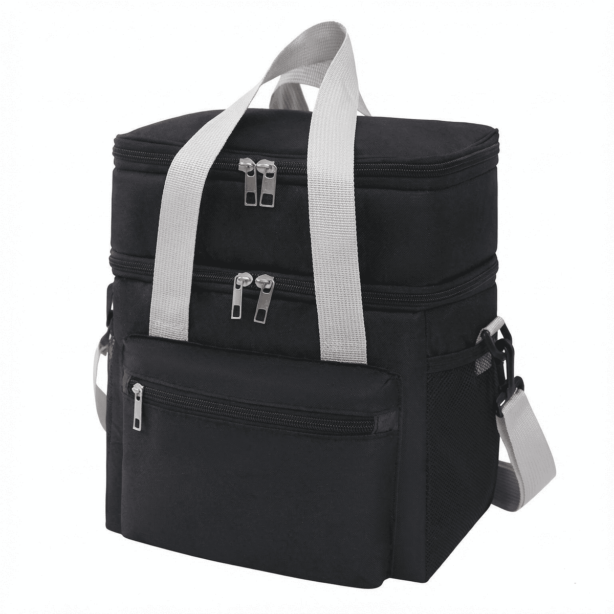 PHANCIR Double-Decker Insulated Lunch Bag