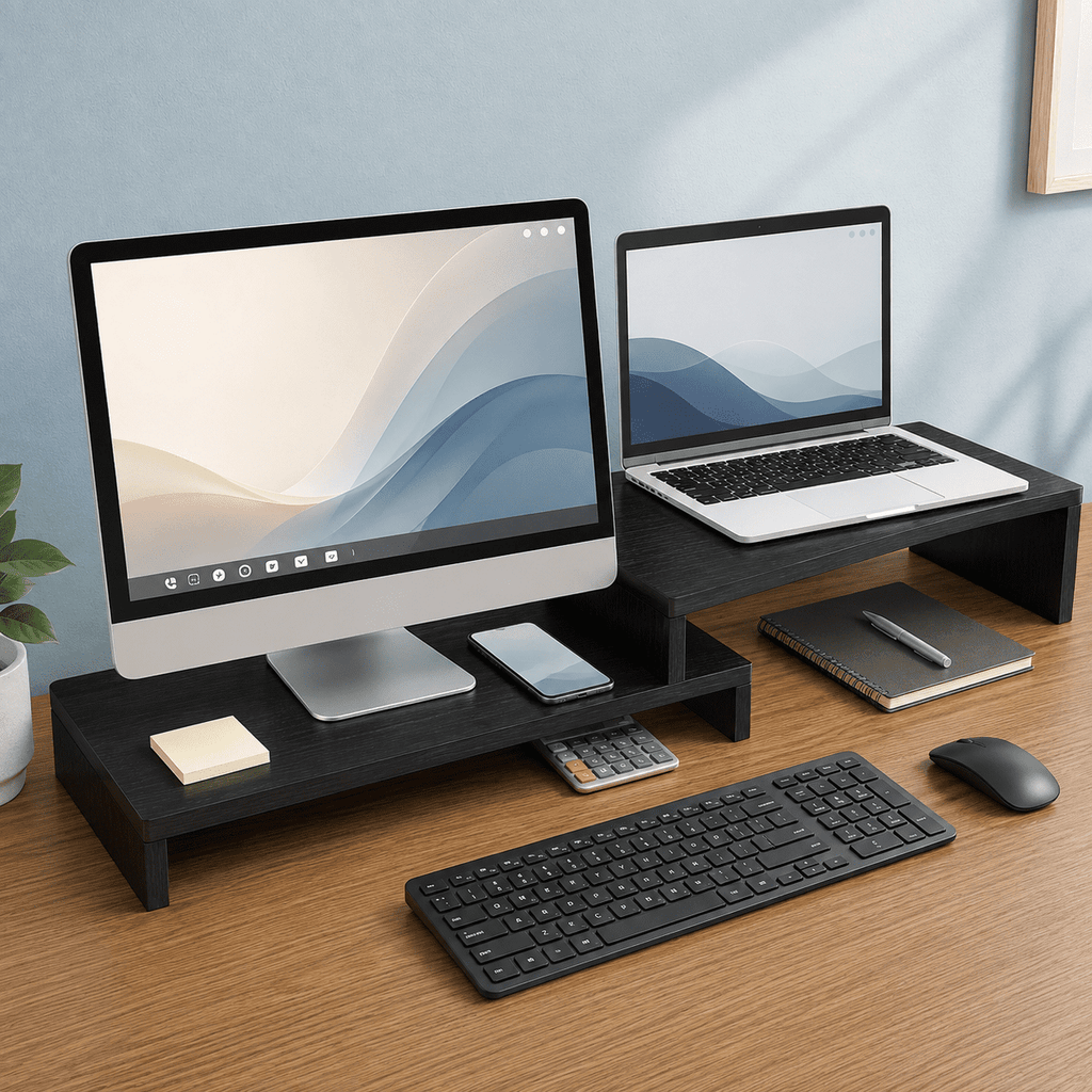 PHANCIR Adjustable Dual Monitor Stand Riser