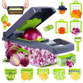 PHANCIR 17-in-1 Vegetable Chopper with Container