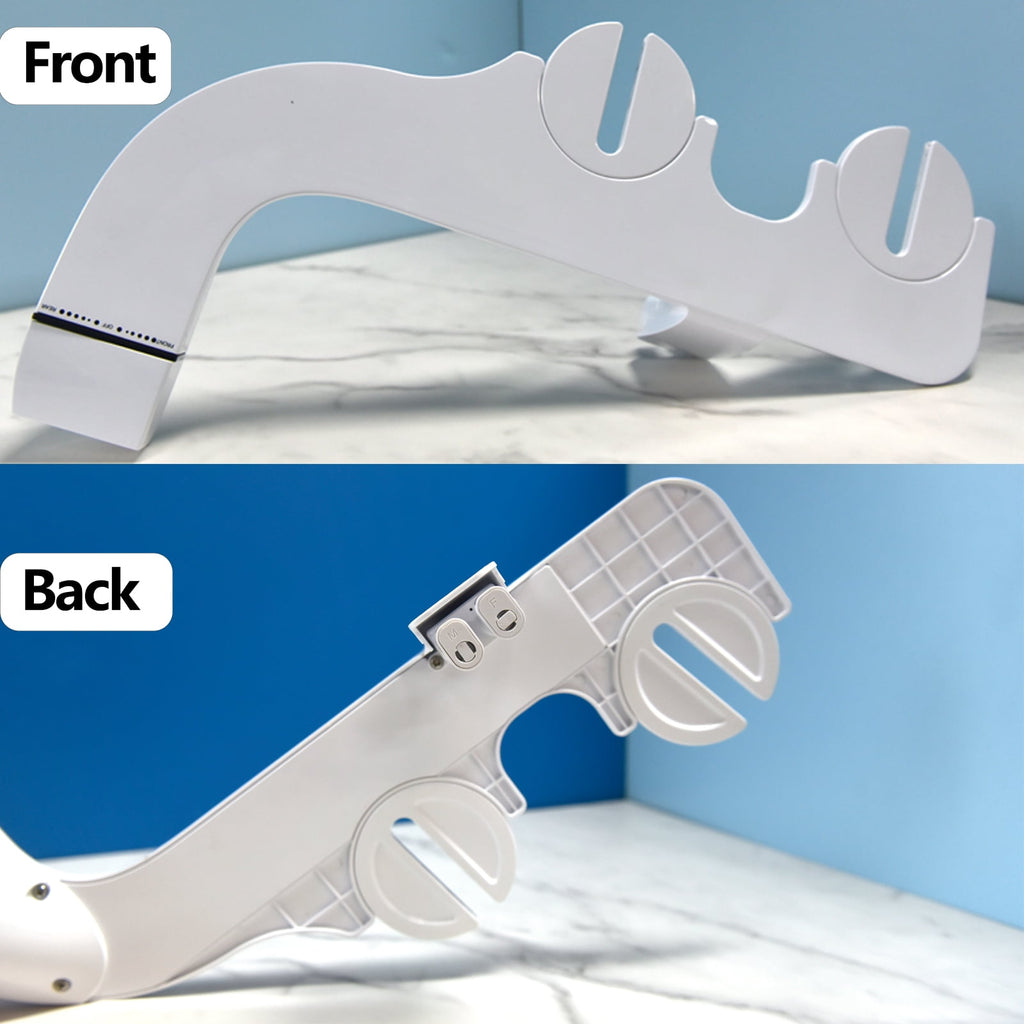 PHANCIR Slim Dual-Nozzle Bidet Attachment, White