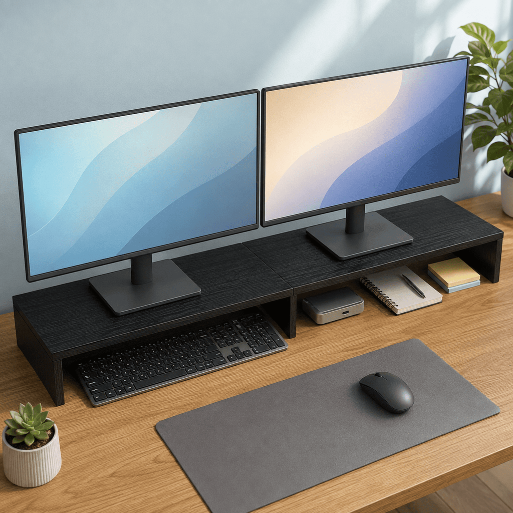 PHANCIR Adjustable Dual Monitor Stand Riser