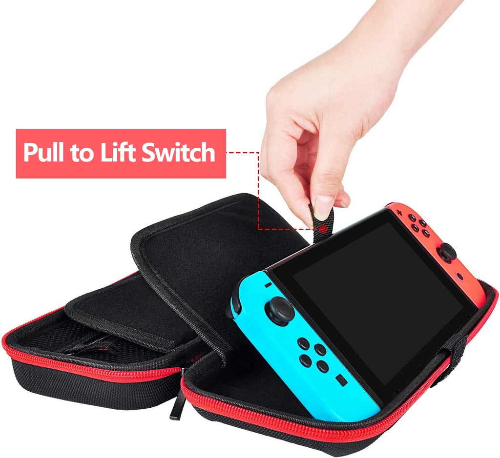 PHANCIR Hard Shell Carrying Case for Nintendo Switch, 20 Game Slots