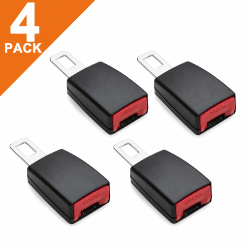PHANCIR 4 Pack 4.7-inch Seat Belt Buckle Extender, Seat Belt Buckle for Cars