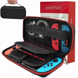 PHANCIR Carrying Case Compatible with Nintendo Switch, Best Gift with 20 Games Cartridges Protective Hard Shell Travel Carrying Case Pouch for Nintendo Switch Console & Accessories