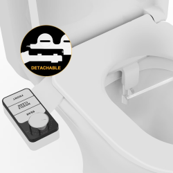 PHANCIR Ultra Slim Bidet Attachment for Toilet, Non-Electric Self-Cleaning Bidet Seat Attachment