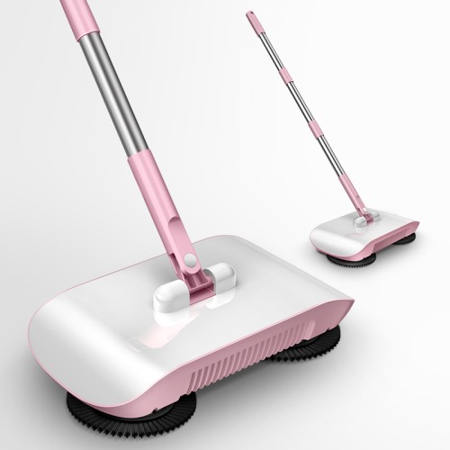 PHANCIR Multifunction Manual Hand-Push Sweeping Machine Non-Electric 360 Degree Rotating Floor Mop Broom Dustpan Household Cleaning Tools