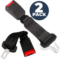 PHANCIR Seat Belt Extender 2pcs Original Car Buckle Extender (7/8" Tongue Width) Accessories for Cars