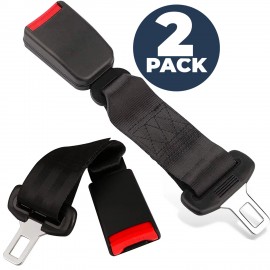 PHANCIR Seat Belt Extender 2pcs Original Car Buckle Extender (7/8" Tongue Width) Accessories for Cars