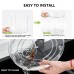 PHANCIR 2 Tier Rotating Lazy Susan Turntable Cabinet Counter Organizer