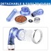 PHANCIR Shower Head with Handheld, High Pressure Shower Head with 3 Water Temperature