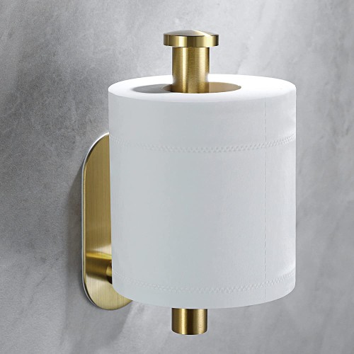 PHANCIR Toilet Paper Holder Bathroom Tissue Holder Paper Wall Mount Gold